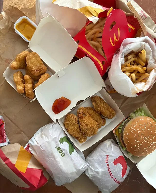 自選飽二人餐+板燒雞腿飽