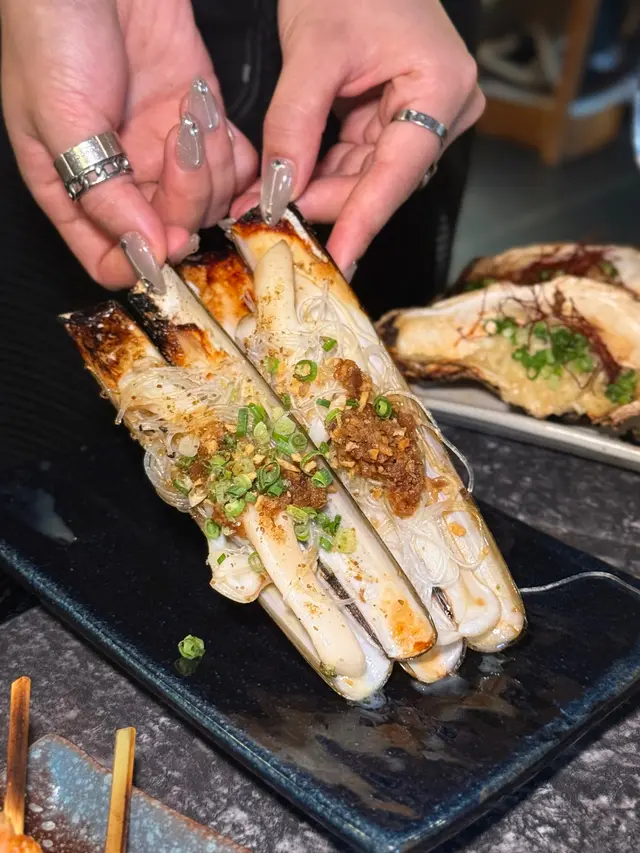 蒜蓉欖角燒蟶子