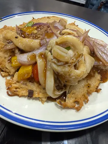 豉椒炒蟶子煎米粉底