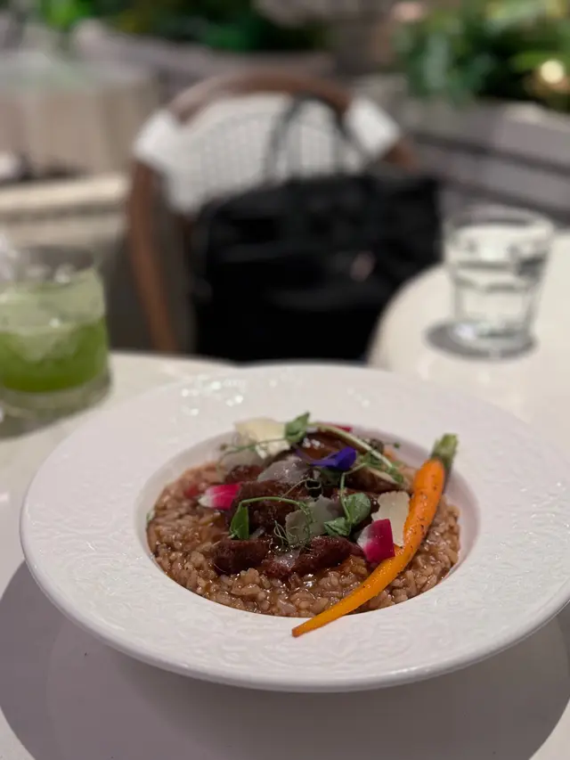 法式紅酒燴和牛面肉意大利飯