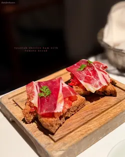 Spanish Iberico with tomato bread