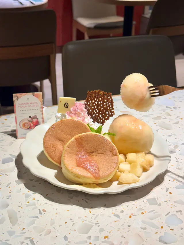 盛夏果漾白桃乳酪梳乎厘