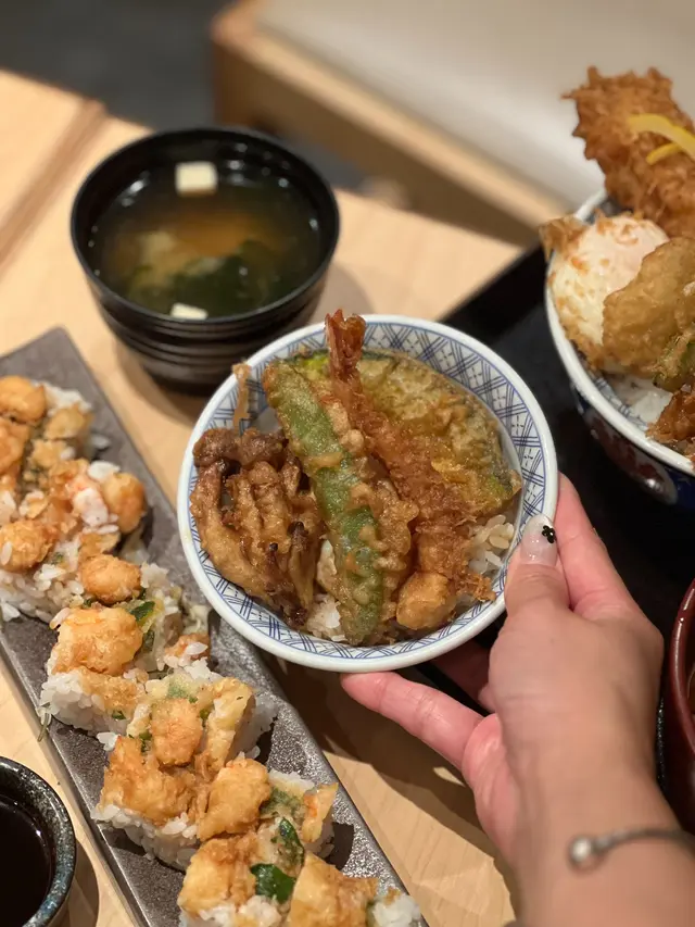 迷你天丼&稻庭烏冬