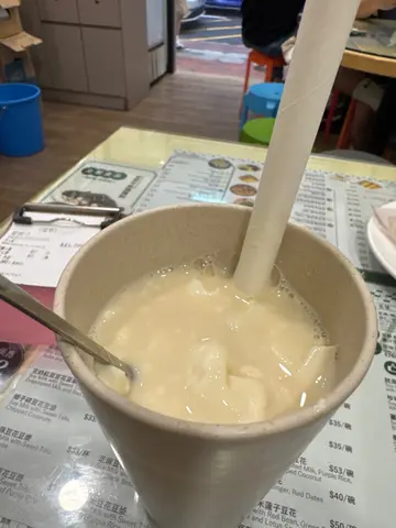 薑汁豆花豆漿