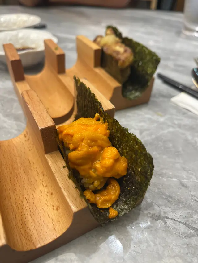 鐵板燒omakase不會食到好味海膽