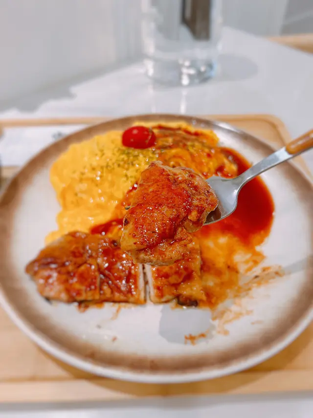 照燒雞扒蛋包飯