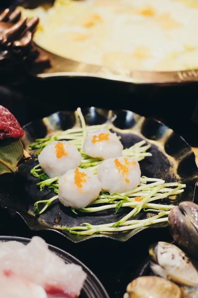 手打蟹籽鮮蝦丸 (四粒)