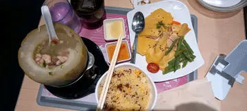 冬瓜盅，奶茶