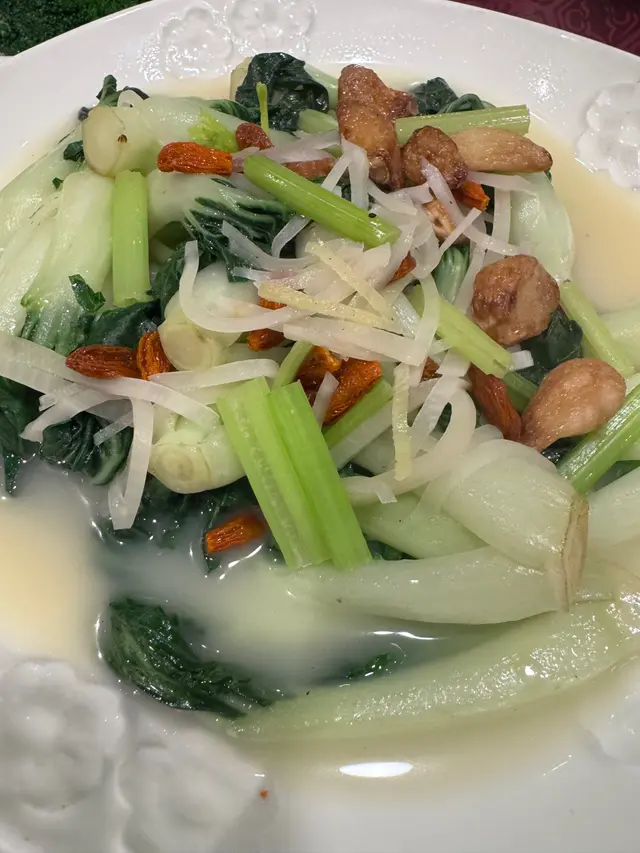 上湯浸時蔬