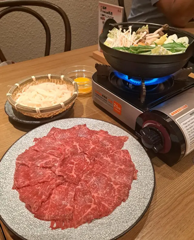 Nice beef sukiyaki