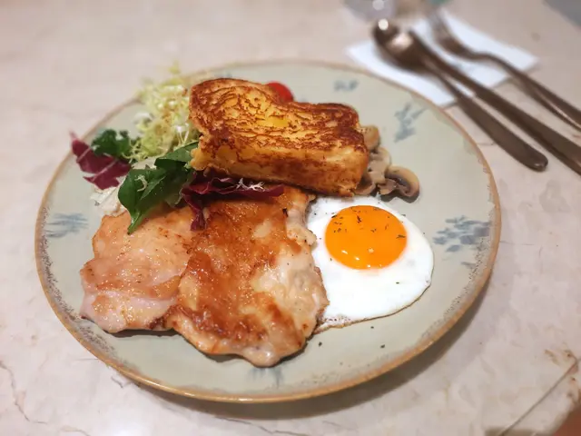 香煎雞扒全日早餐
