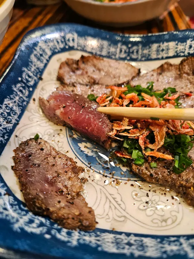 海蝦濃湯Roast Beef伊麵