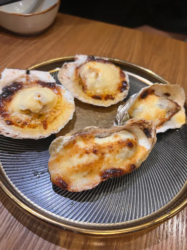 日式燒蠔，日式扇貝