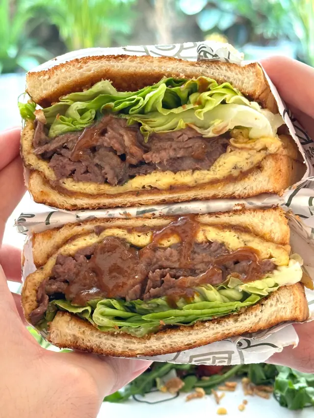 Satay Beef Sandwich