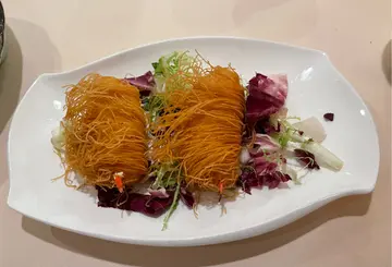 金丝百花酿蟹钳