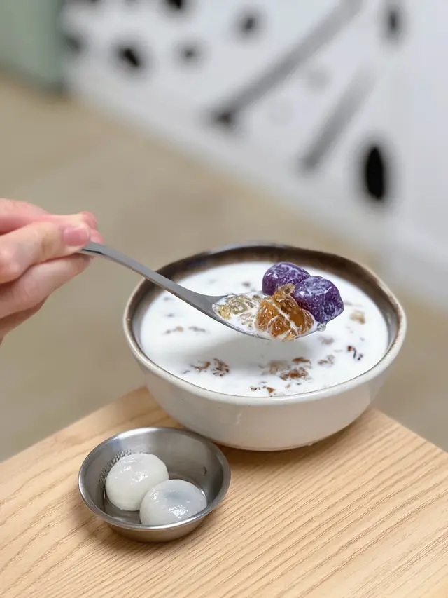 4.3牛乳桃膠芋圓