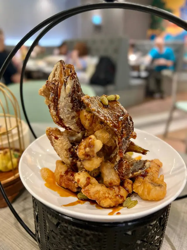 桂花黑醋海鱸魚