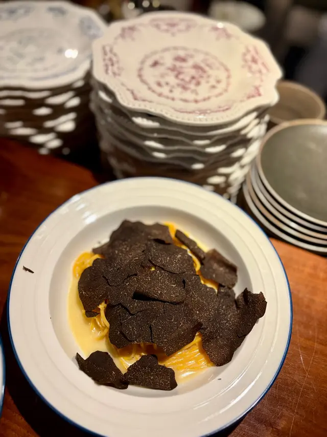 Homemade Tagliolini (+ 7 grams Black Truffle)