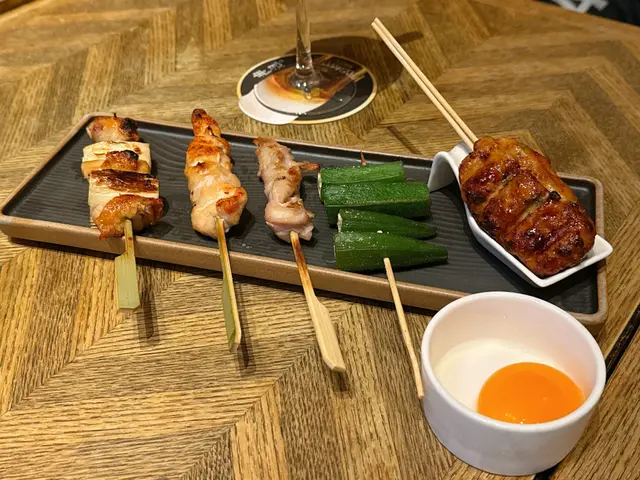盛合包含長蔥雞腿肉,雞軟骨,雞胸肉,秋葵同埋免治雞肉棒