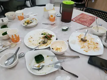 泰式 素咸鱼炒芥兰饭