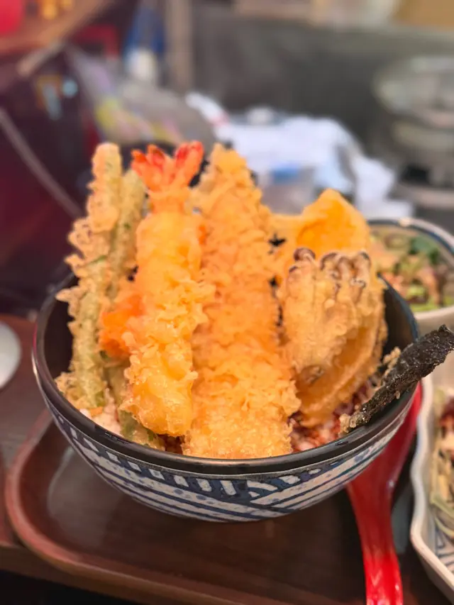 海老穴子天丼
