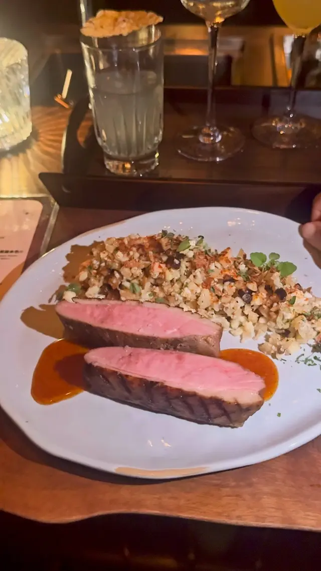 DUCK BREAST WITH CAULIFLOWER RICE