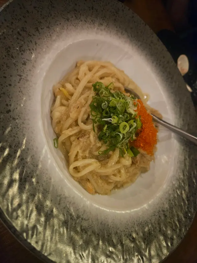 蟹肉明太子乌冬