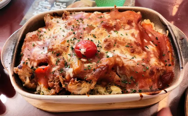 王牌鮮茄焗豬飯