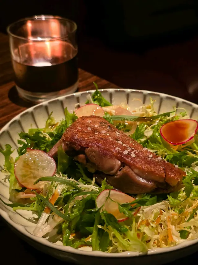 Duck Confit with Salad