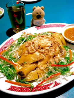 秘制葱油走地鸡