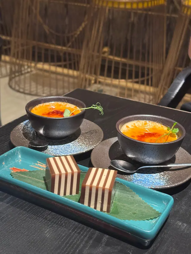 烏燶蛋  +  茉莉咖啡千層凍