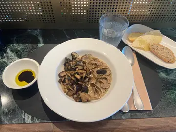 mushroom risotto