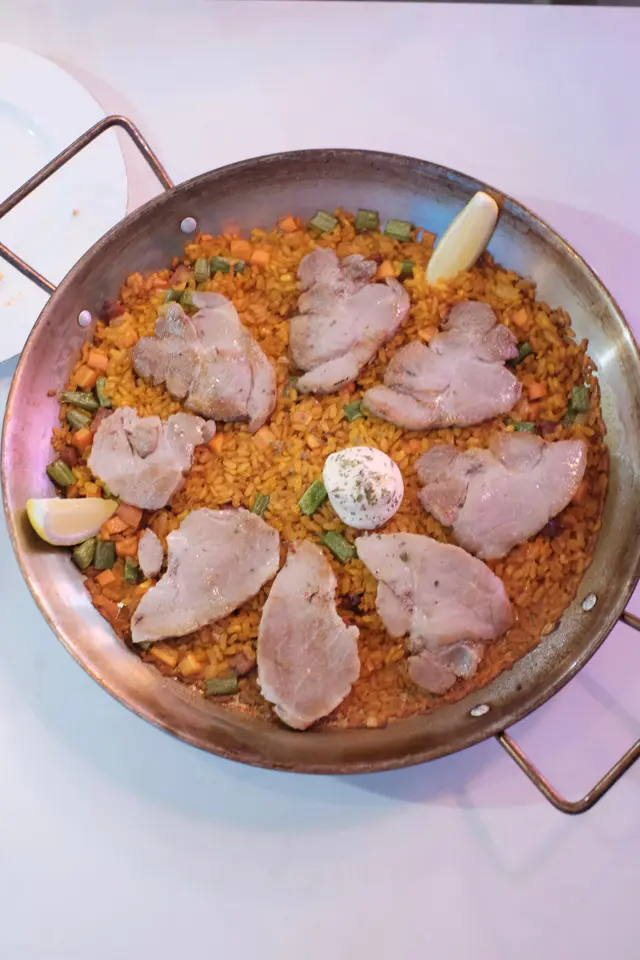 豬梅肉西班牙飯