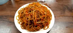 芽菜炒油面