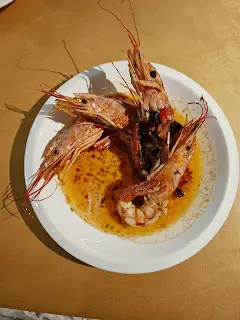 西班牙蒜油紅蝦 Gambas al Aillo