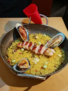 龍蝦海鮮海味西班牙燴飯