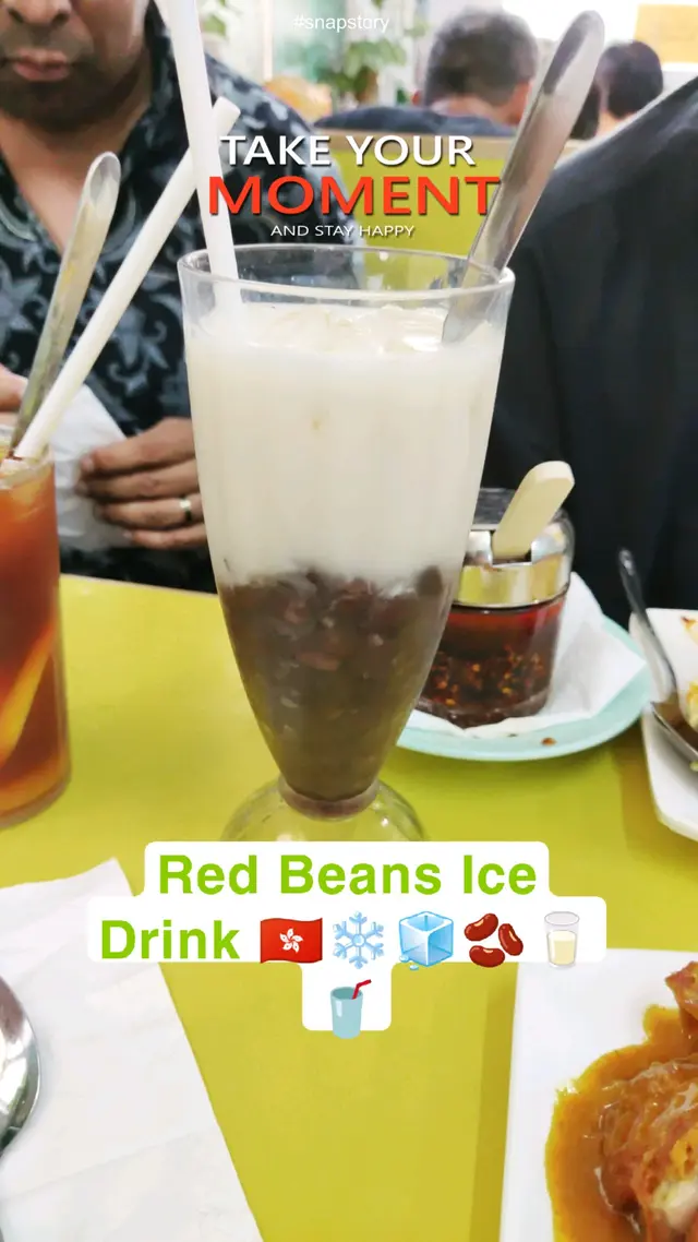 Red Beans Iced Drink 🇭🇰❄️🧊🫘🥛🥤