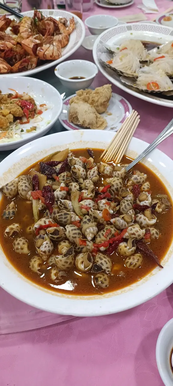 辣酒煮花螺