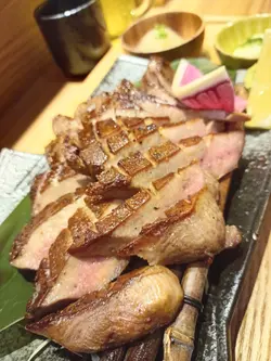 原條牛舌芯定食