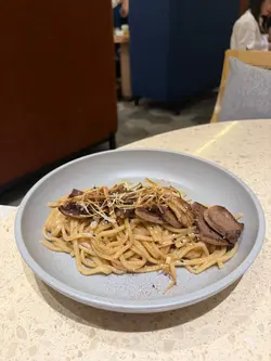 柚子牛舌烩沾面+焦糖芝士