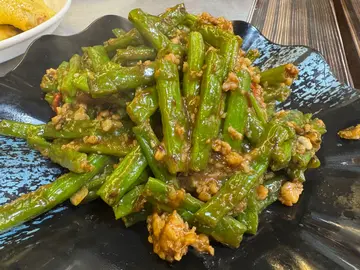 肉碎炒四季豆