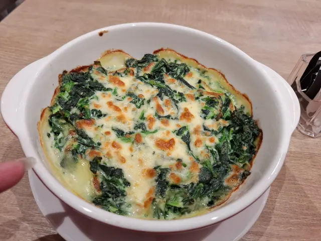 芝士忌廉焗菠菜