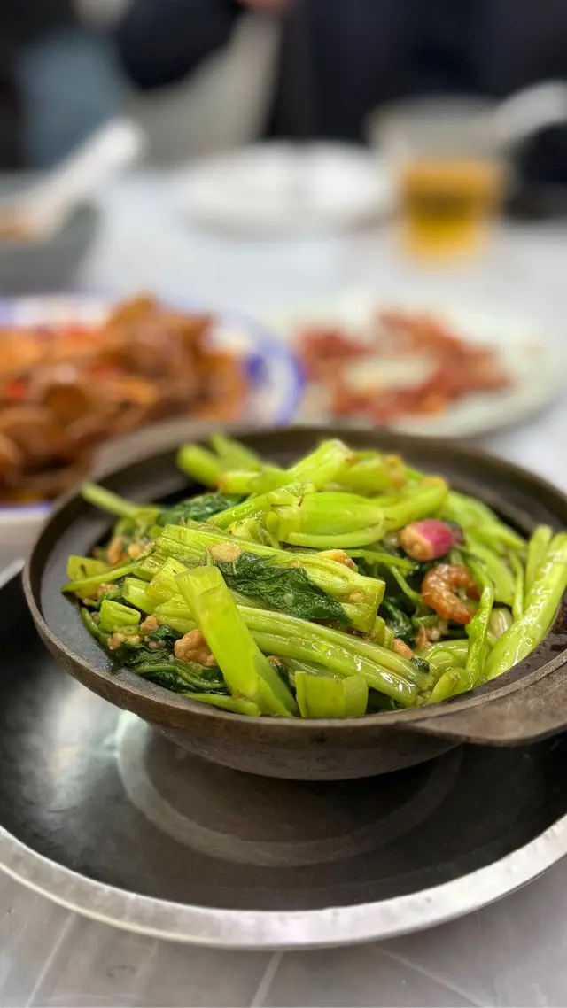 啫啫通菜煲