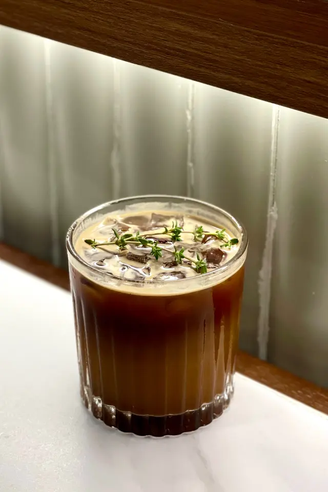 橙香汽泡咖啡