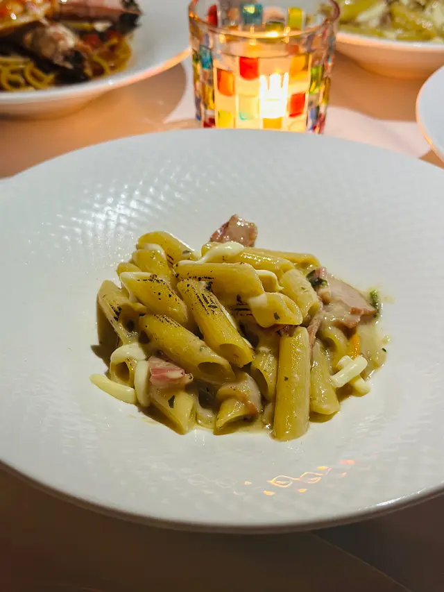 PROSCIUTTO ZUCCHINI RIGATONI