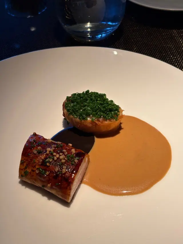 法國黃油雞配雞油菌