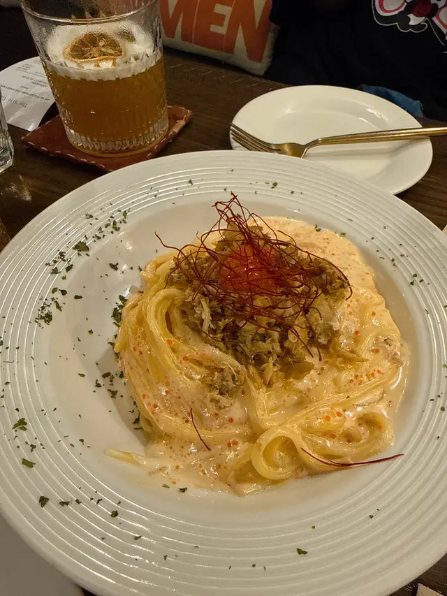 明太子忌廉蟹肉意粉