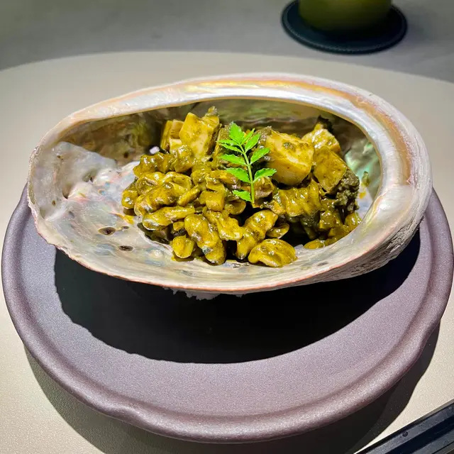 鮑魚手工扭指麵