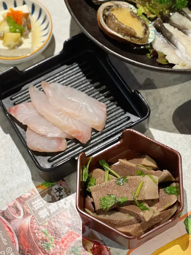 台灣鱸魚片 & 酒糟嫩牛舌