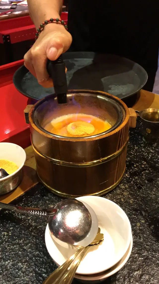 火焰焦糖豆腐花